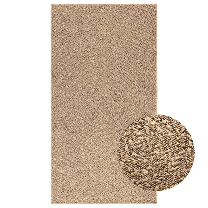 Tappeto VidaXL zizur per interni ed esterni 80x150 cm effetto iuta