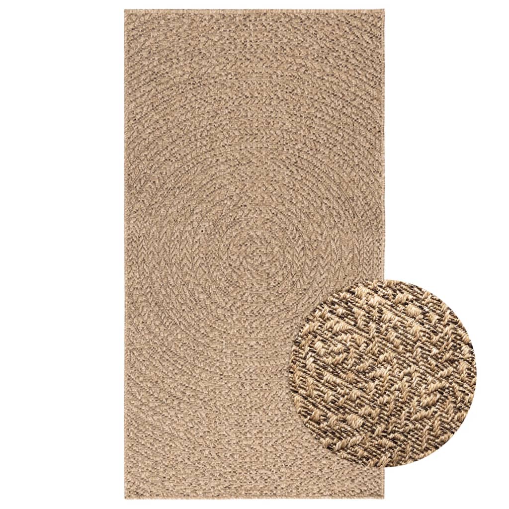 Vidaxl Rug Zizur all'interno e all'esterno di 80x150 cm look da iuta