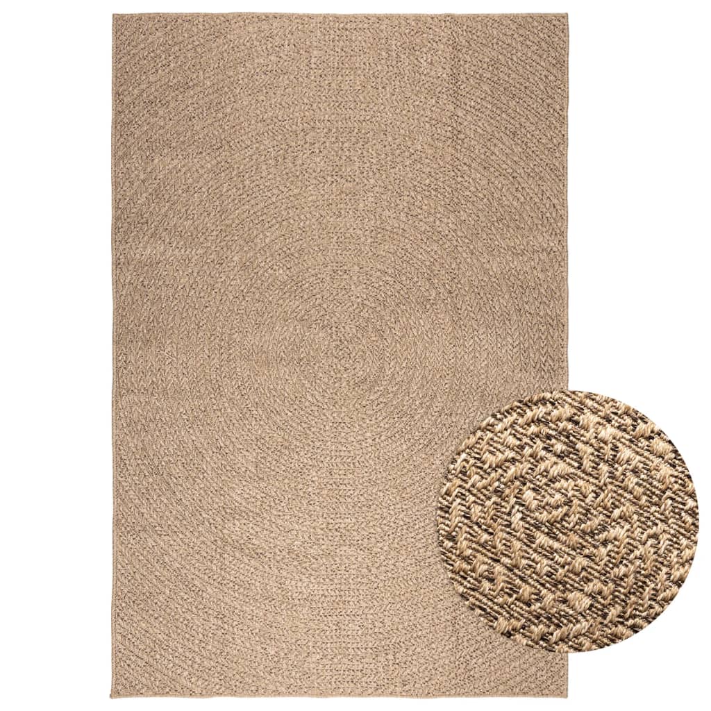 Vidaxl Rug Zizur all'interno e all'esterno di 160x230 cm look da iuta