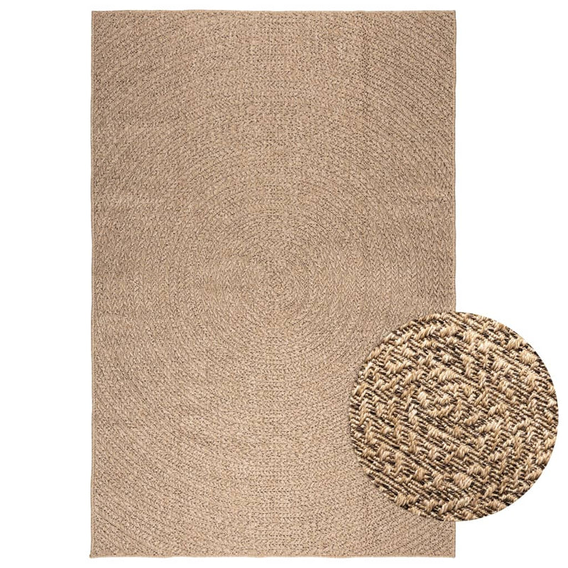 Vidaxl Rug Zizur dentro y fuera de 200x290 cm de yute Look