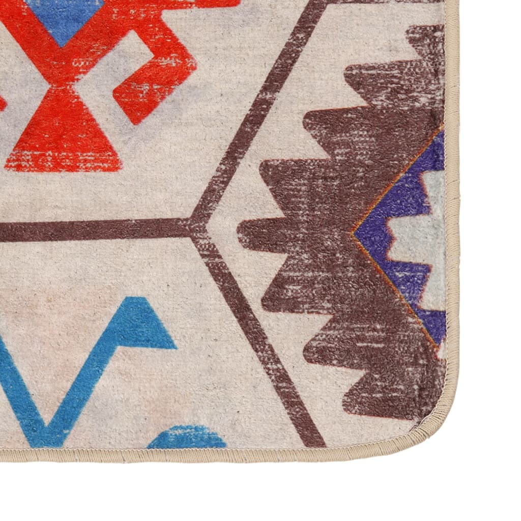 Vidaxl RUG LAVABLE ANTI-SLIP 80X300 cm multicolor