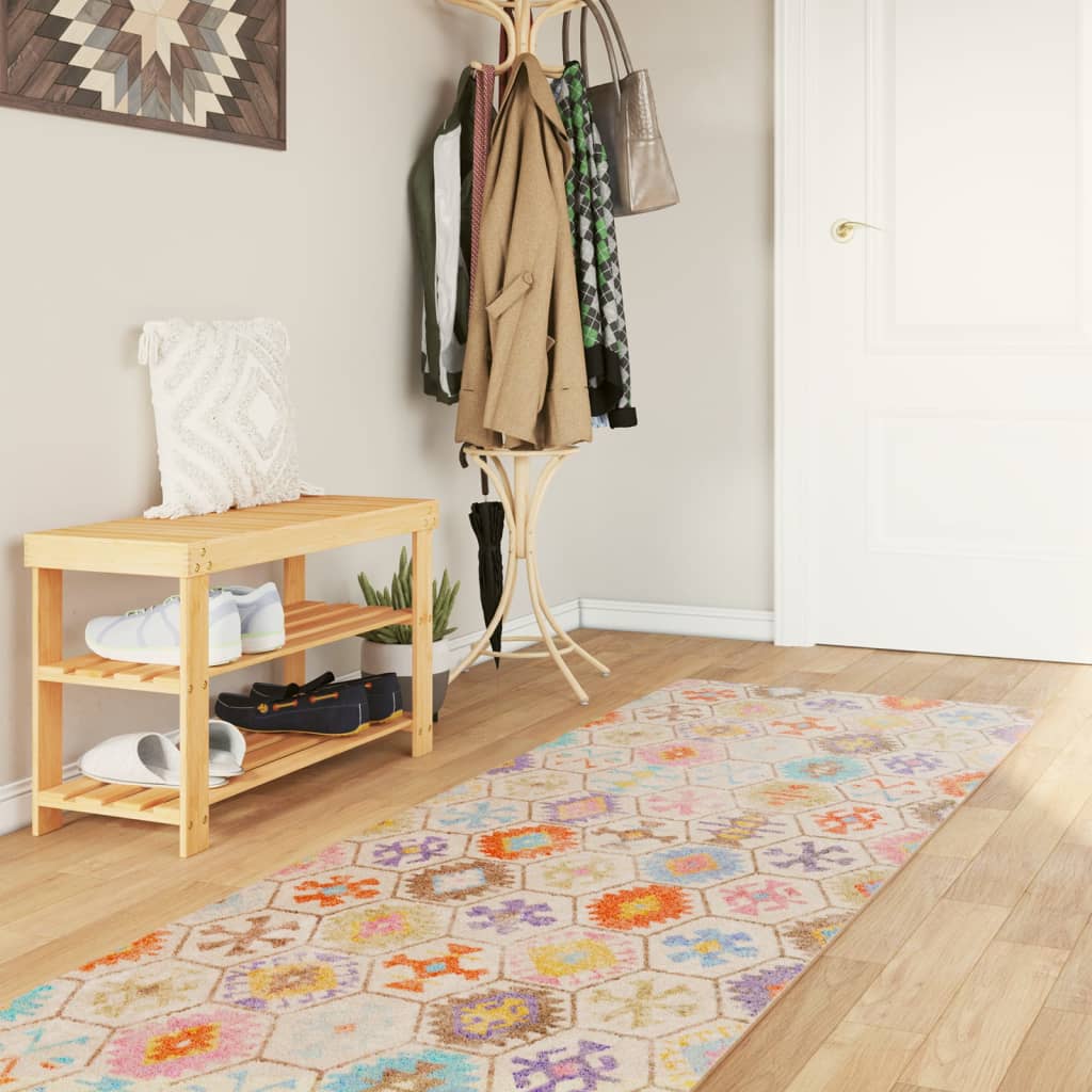 Vidaxl RUG LAVABLE ANTI-SLIP 80X300 cm multicolor