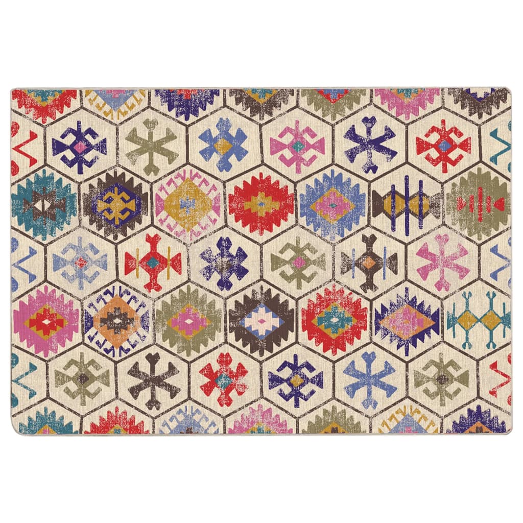 Tappeto vidaxl lavabile antiscivolo 160x230 cm multicolore
