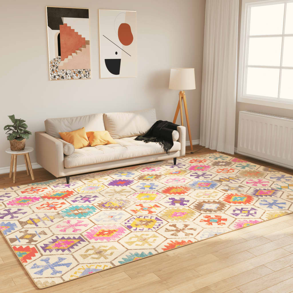 Tappeto vidaxl lavabile antiscivolo 190x300 cm multicolore