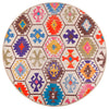 Tappeto vidaxl lavabile antiscivolo Ø 120 cm multicolore