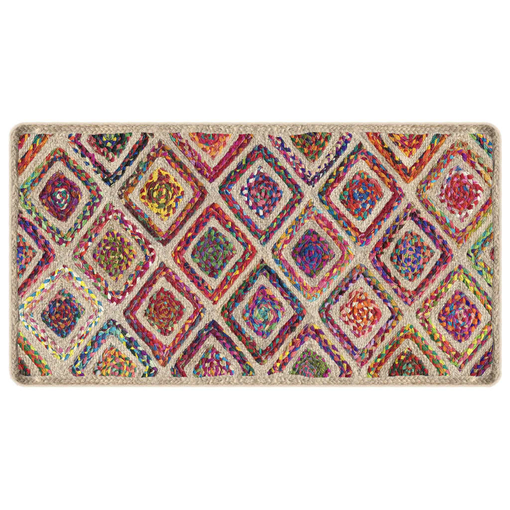 Tappeto vidaxl lavabile antiscivolo 80x150 cm multicolore