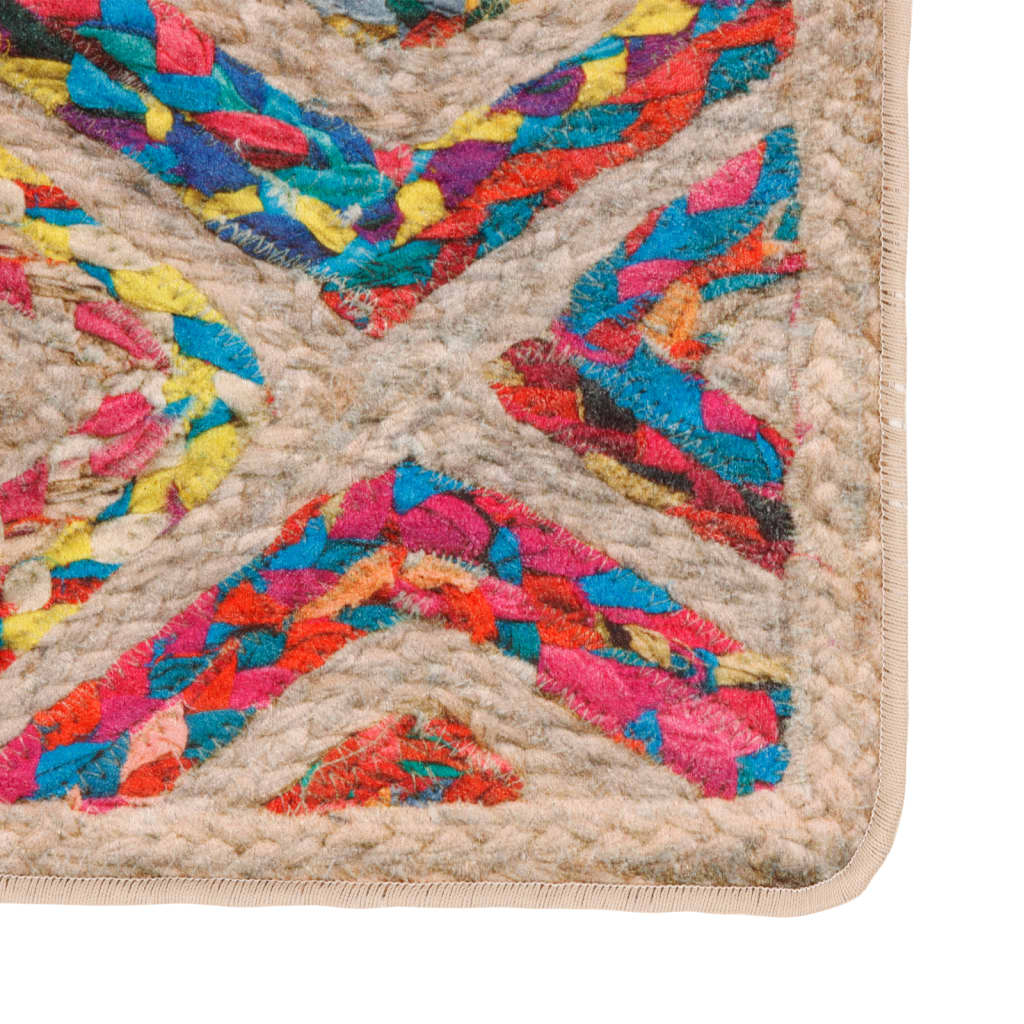 Vidaxl RUG LAVABLE ANTI-SLIP 80X300 cm multicolor