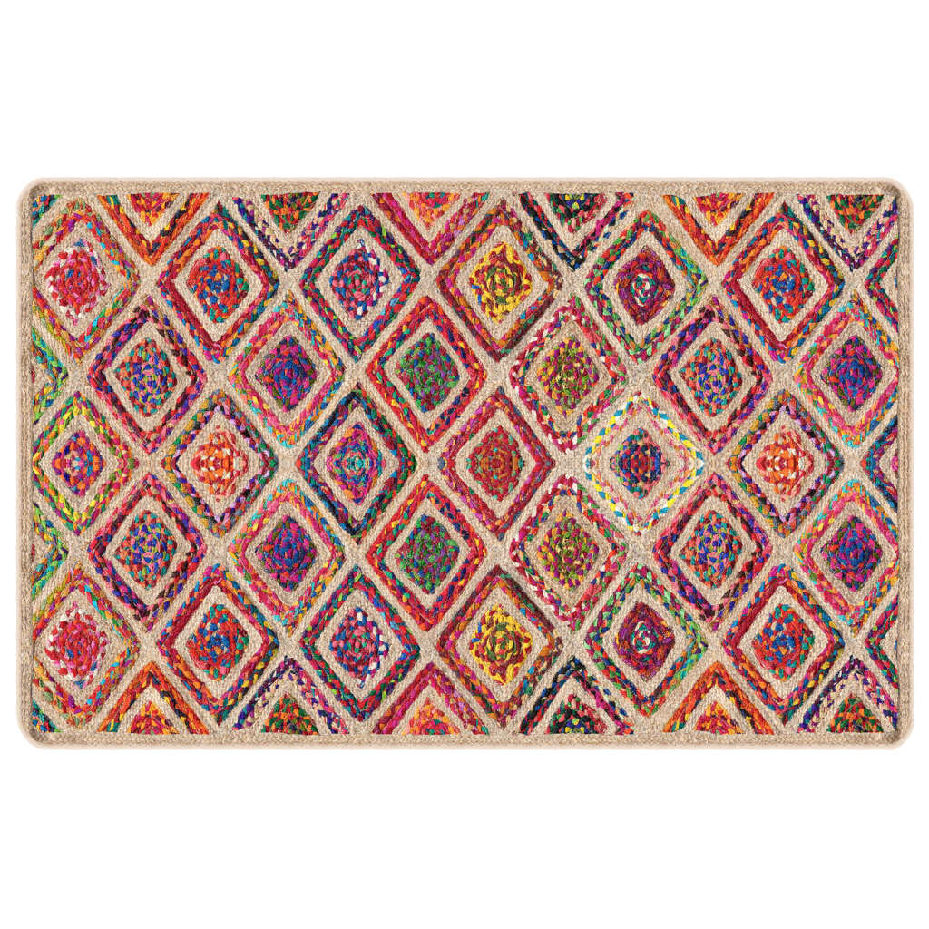 Vidaxl alfombra lavable anti-Slip 190x300 cm multicolores