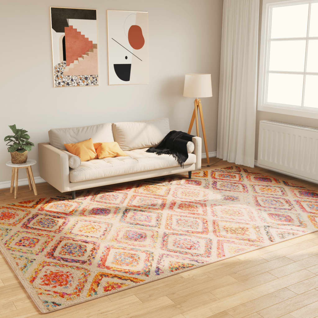 Vidaxl alfombra lavable anti-Slip 190x300 cm multicolores