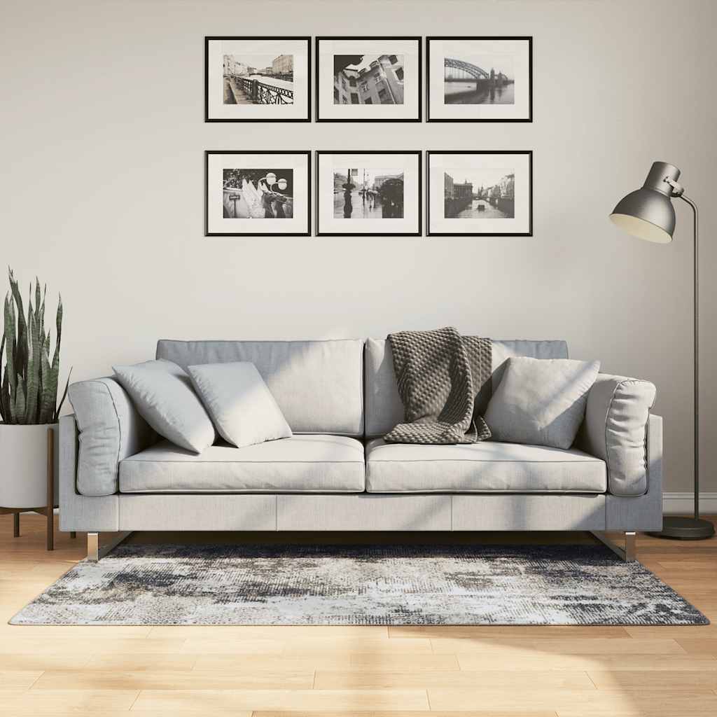 Tappeto vidaxl lavabile antiscivolo 80x150 cm multicolore