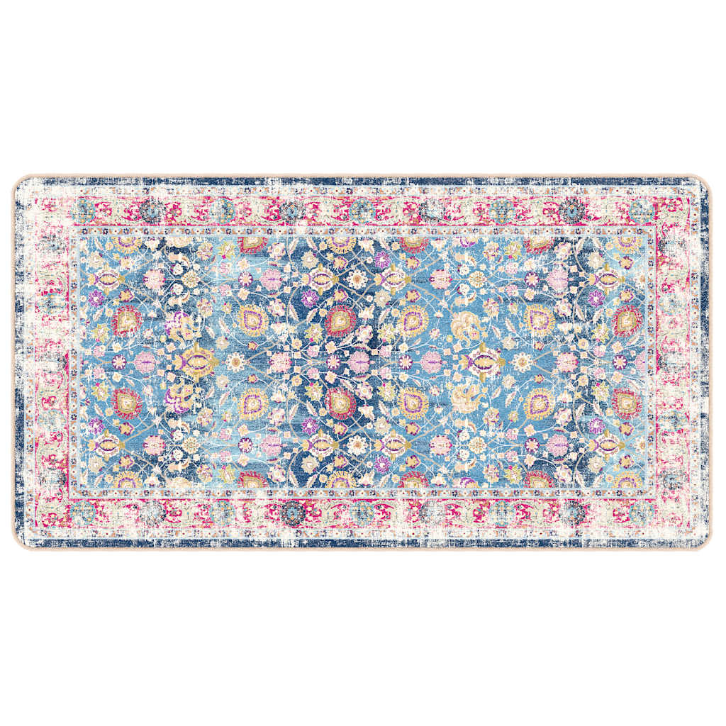 Tappeto vidaxl lavabile antiscivolo 80x150 cm multicolore