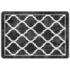 Tappeto vidaxl lavabile antiscivolo 160x230 cm bianco e nero