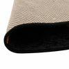 Alfombra Vidaxl lavable anti-deslizamiento Ø 120 cm de color negro y dorado