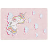 Vidaxl RUG de piso infantil Unicornio Washable Anti -Slip 160x230 cm verde