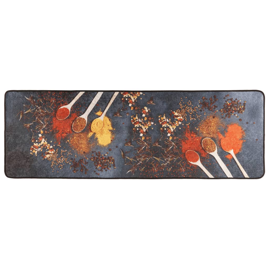 Vidaxl Mat de cocina Wavable Anti-Slip 60x180 cm multicolores