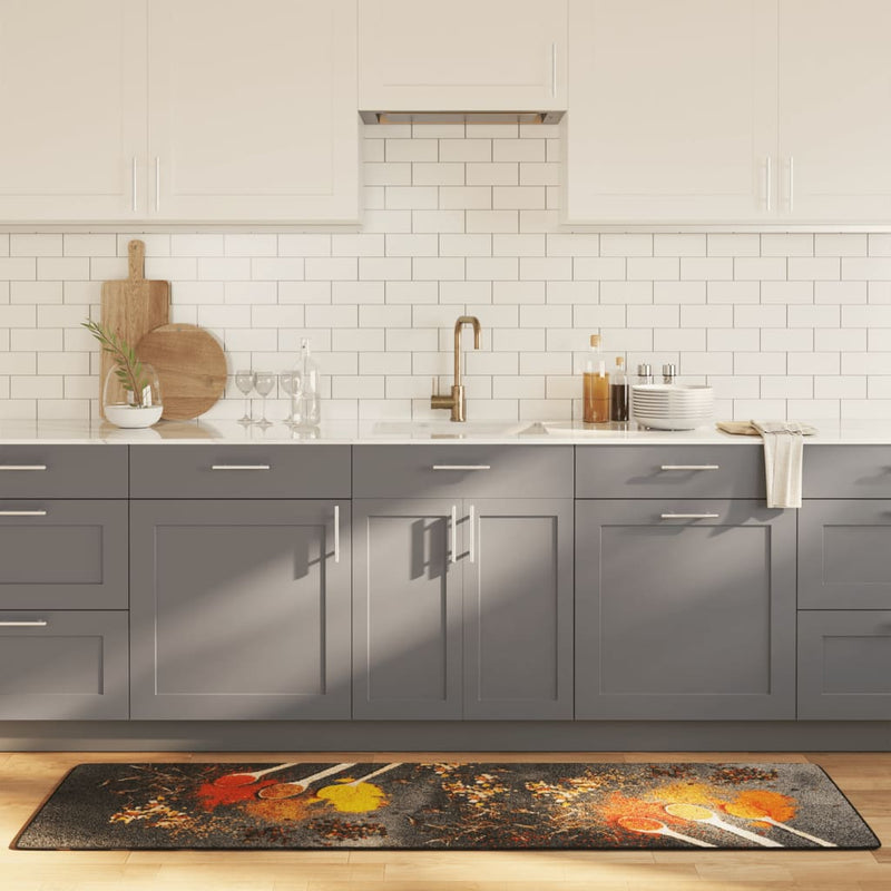 Vidaxl Mat de cocina Wavable Anti-Slip 60x180 cm multicolores