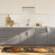 Vidaxl Mat de cocina Wavable Anti-Slip 60x180 cm multicolores