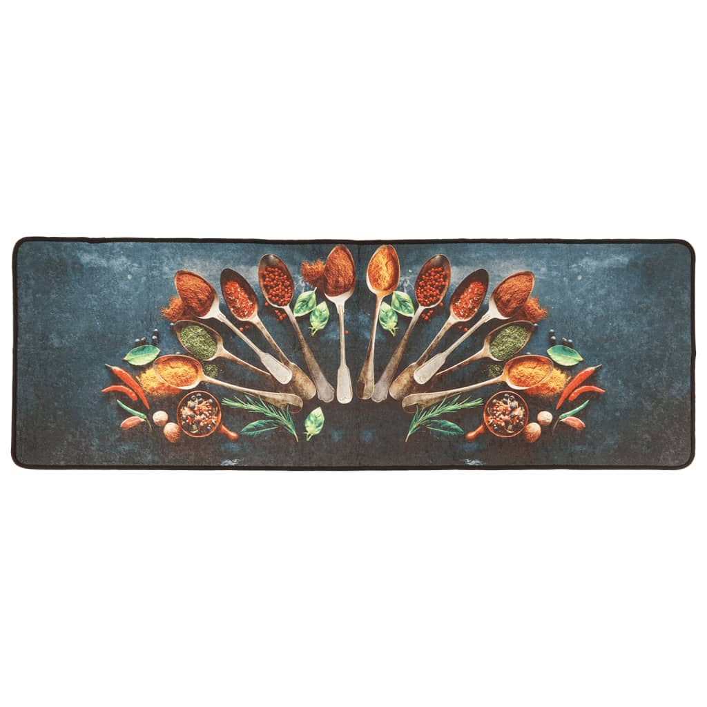 Vidaxl Mat de cocina Wavable Anti-Slip 60x180 cm multicolores