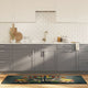Vidaxl Mat de cocina Wavable Anti-Slip 60x180 cm multicolores