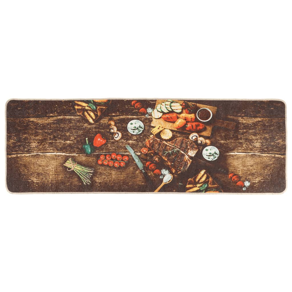 Vidaxl tappetino da cucina lavabile anti-slip 60x180 cm multicolore