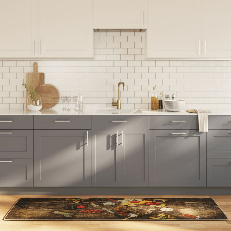 Vidaxl tappetino da cucina lavabile anti-slip 60x180 cm multicolore