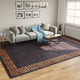 Vidaxl RUG LAVABLE ANTI-SLIP 400x300 cm de color negro y dorado