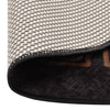 Vidaxl alfombra lavable Ø 200 cm de color negro y dorado de 200 cm