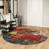 Alfombra Vidaxl lavable Ø 200 cm multicolores