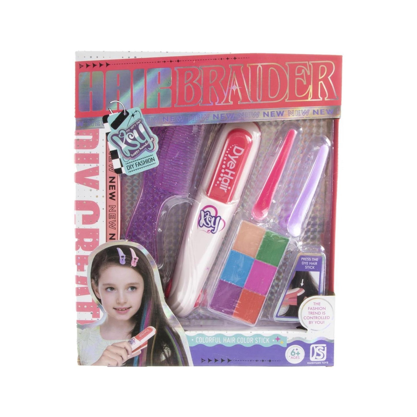 Stick colorante per capelli 10 pezzi