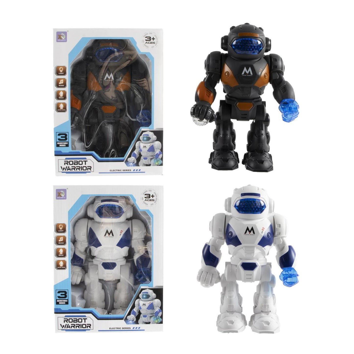 Robot con luci e suoni 21 cm
