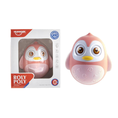 Bicchiere pinguino rosa 12 cm
