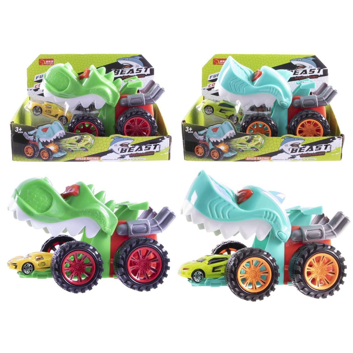Juego de coches de tiro dino.
