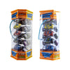 Jono Toys coches de metal con retroceso en torre de almacenamiento, 15 coches