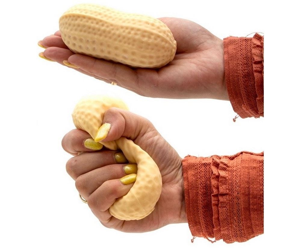 Jono toys squeeze xl pinda pu slow rice 10x5 cm. 6