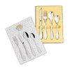 Cubiertos para niños - 4 piezas - en blanco - plata
