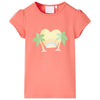 Vidaxl kindershirt 116 koraalkleurig
