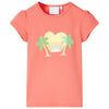 VidaXL Kindershirt 140 koraalkleurig
