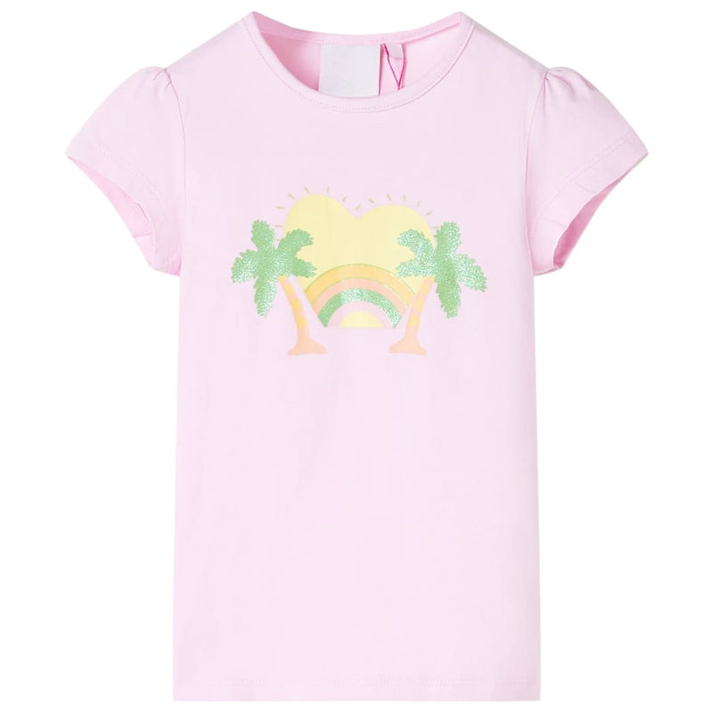 Vidaxl kindershirt 116 lichtroze