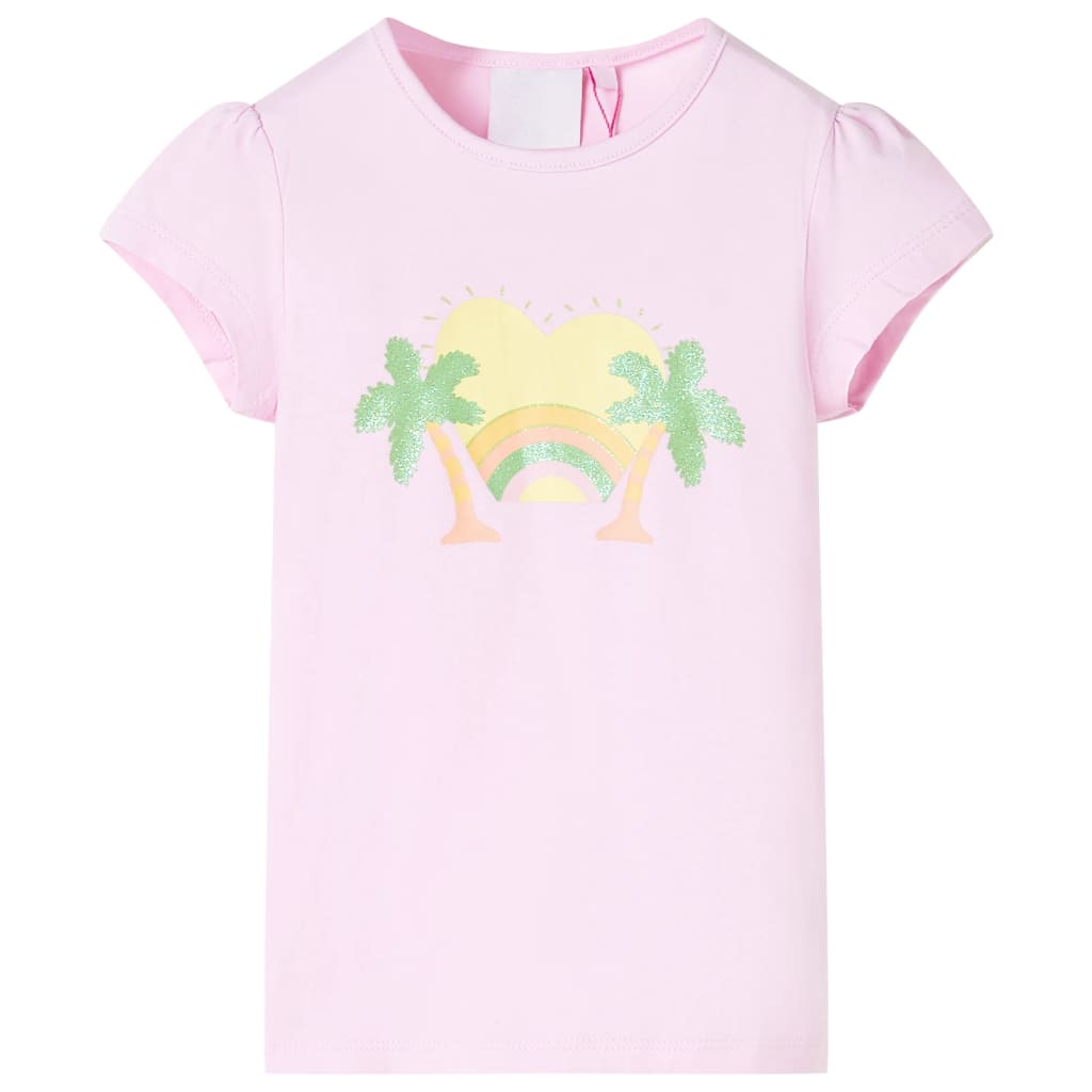 Vidaxl Camisa para niños 128 Rosa claro