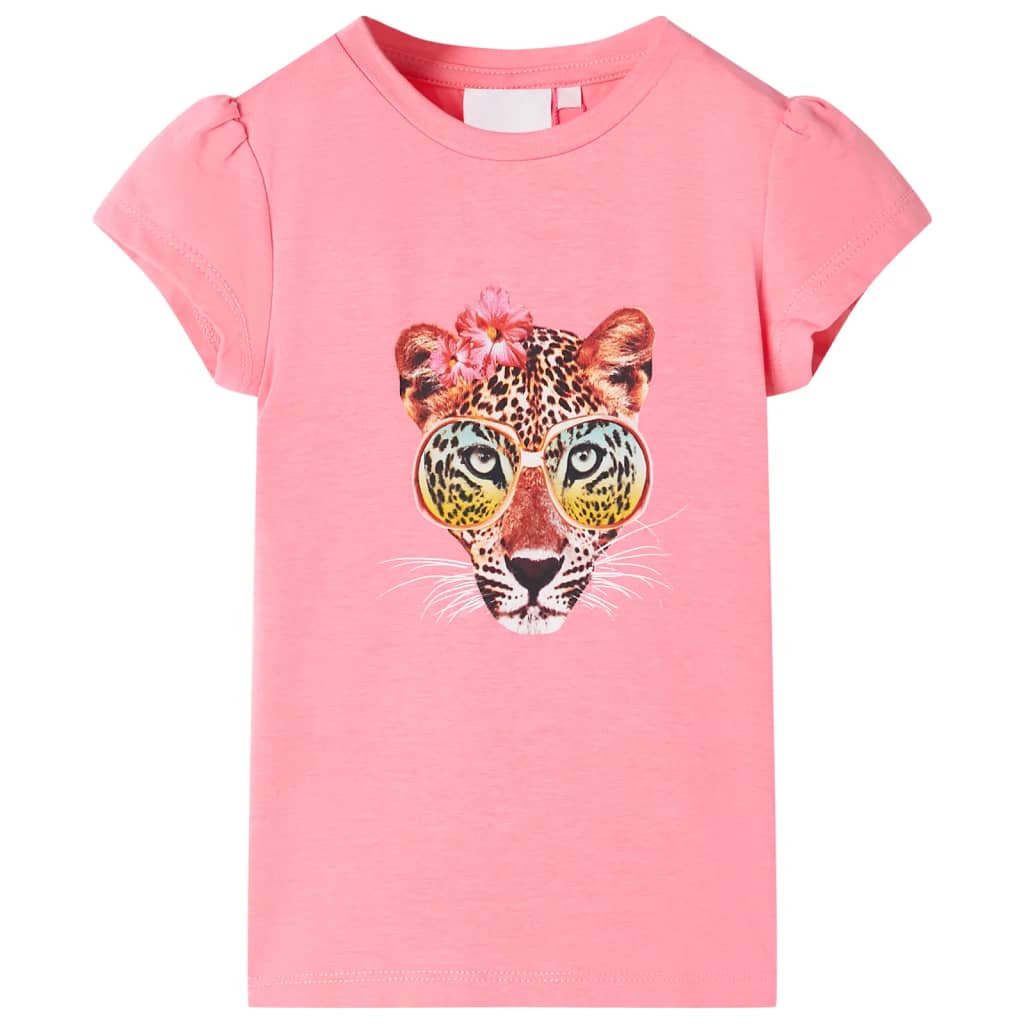 Vidaxl kindershirt 116 neonroze