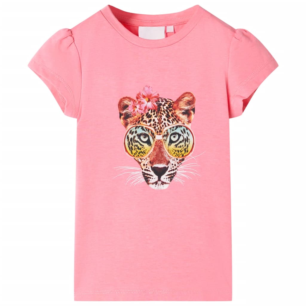 Vidaxl Camisa para niños 140 Neon Pink