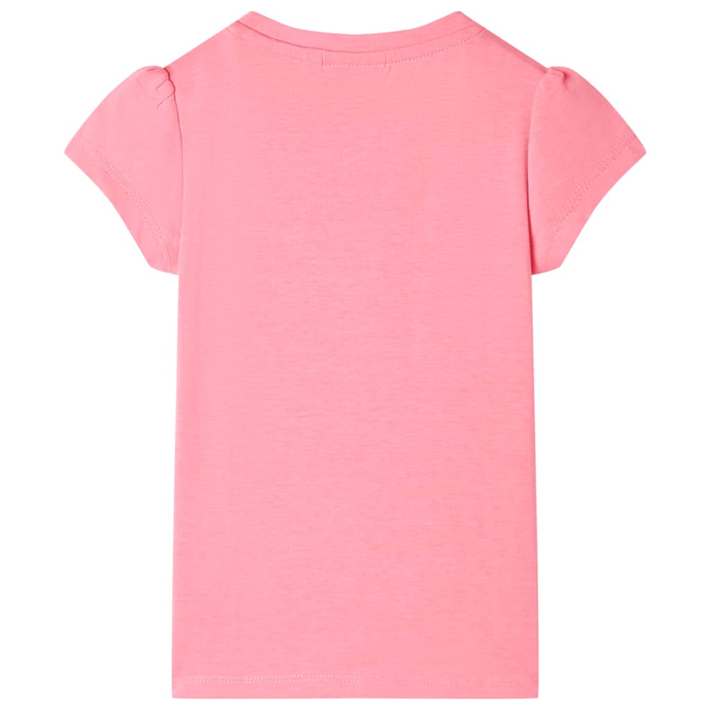 Vidaxl Camisa para niños 140 Neon Pink