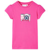 Vidaxl camisa para niños 116 rosa oscuro