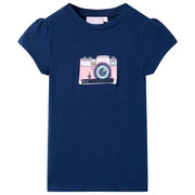 Vidaxl Children's shirt 104 Navy blue - afbeelding 1
