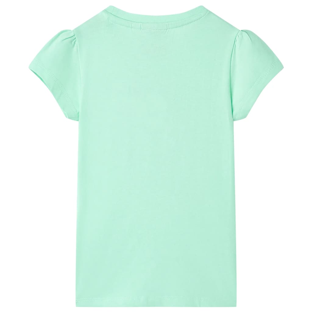 Camicia per bambini Vidaxl 92 verde brillante