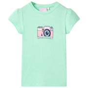 Vidaxl Children's shirt 104 bright green - afbeelding 1