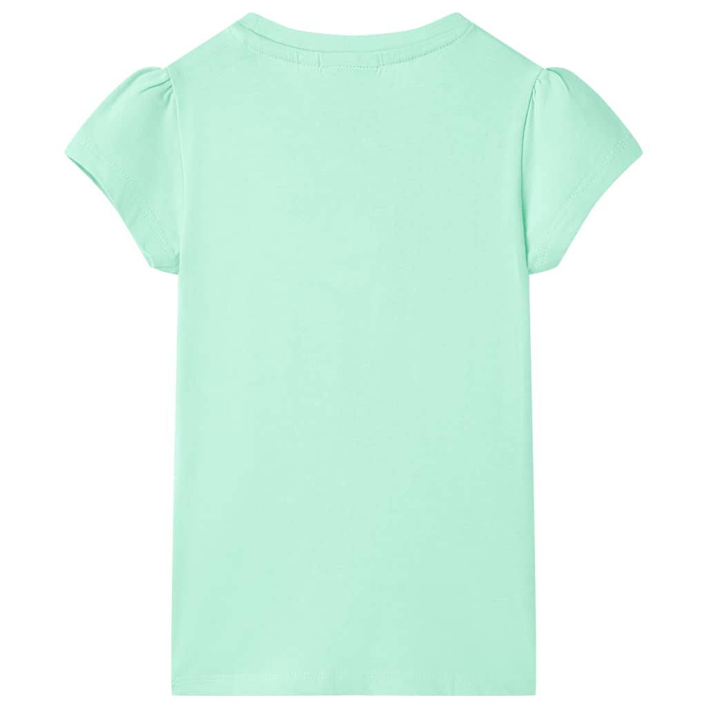 Camicia per bambini Vidaxl 116 verde brillante