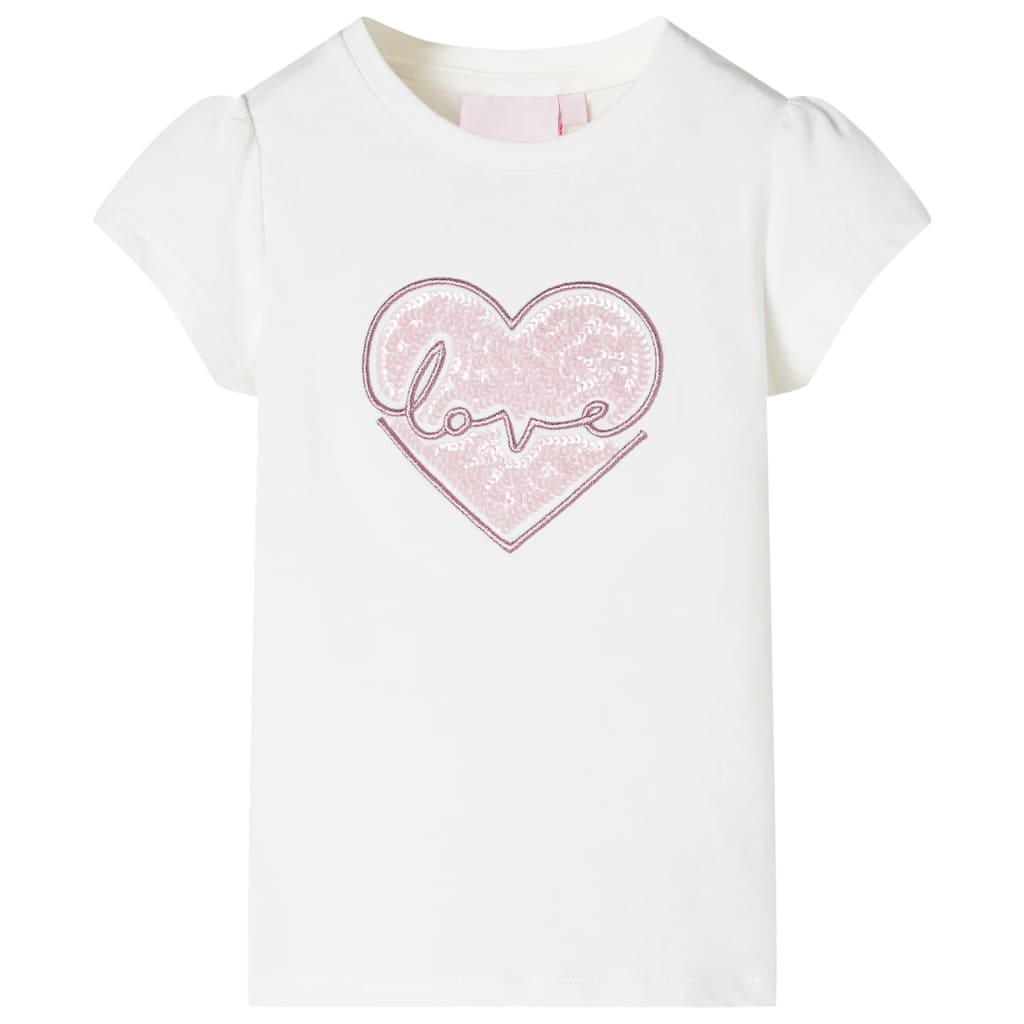 Vidaxl Camisa para niños 104 ECRU