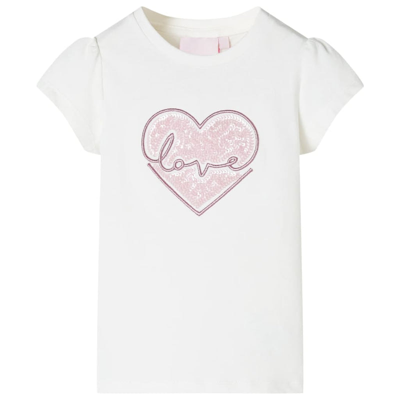 Vidaxl kindershirt 104 ecru