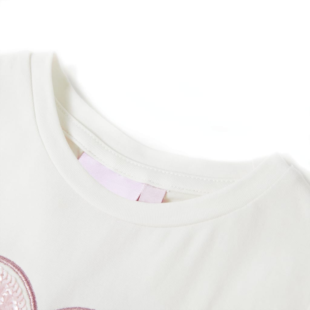 Vidaxl Camisa para niños 104 ECRU